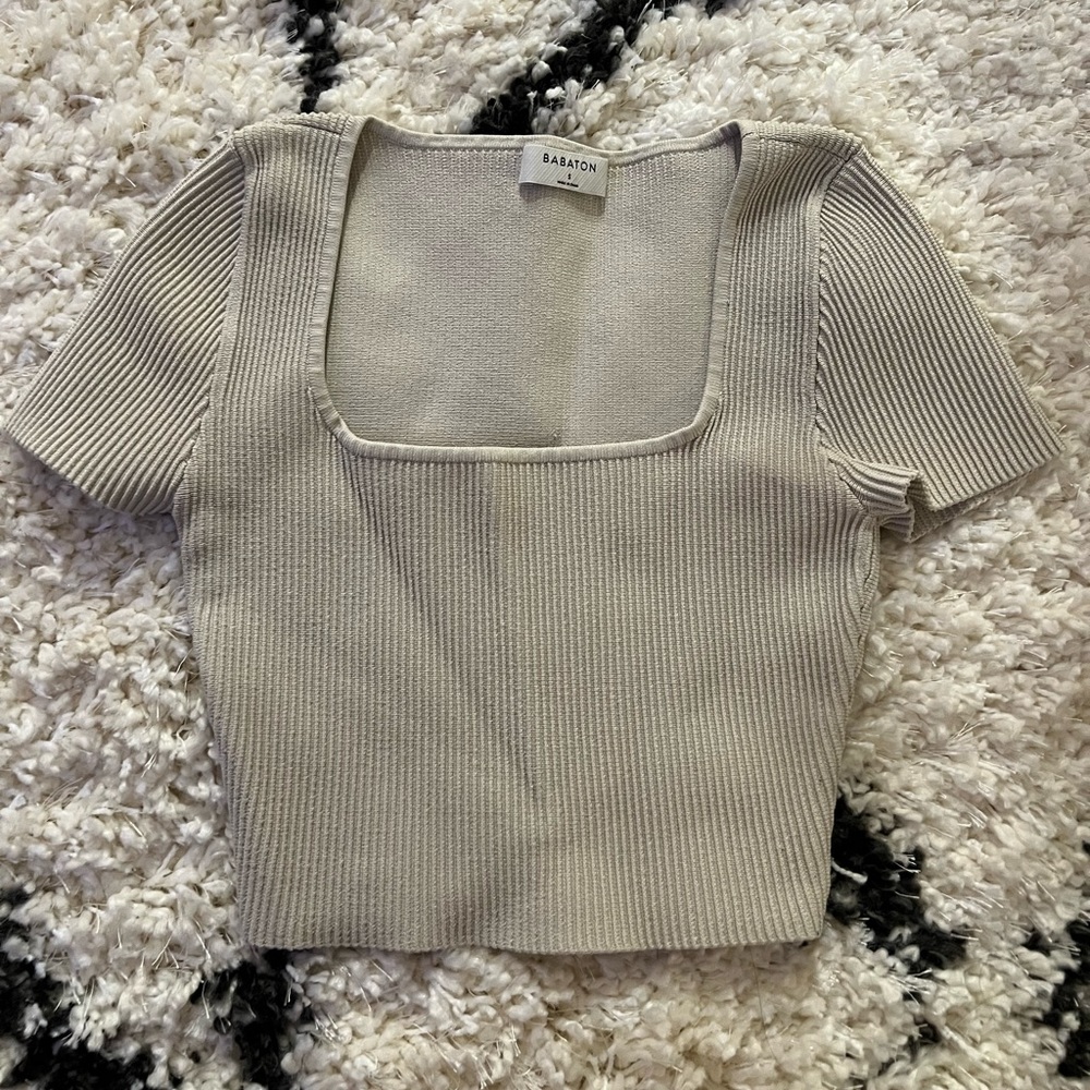 Aritzia Babaton Sculpt Kit Squareneck Top